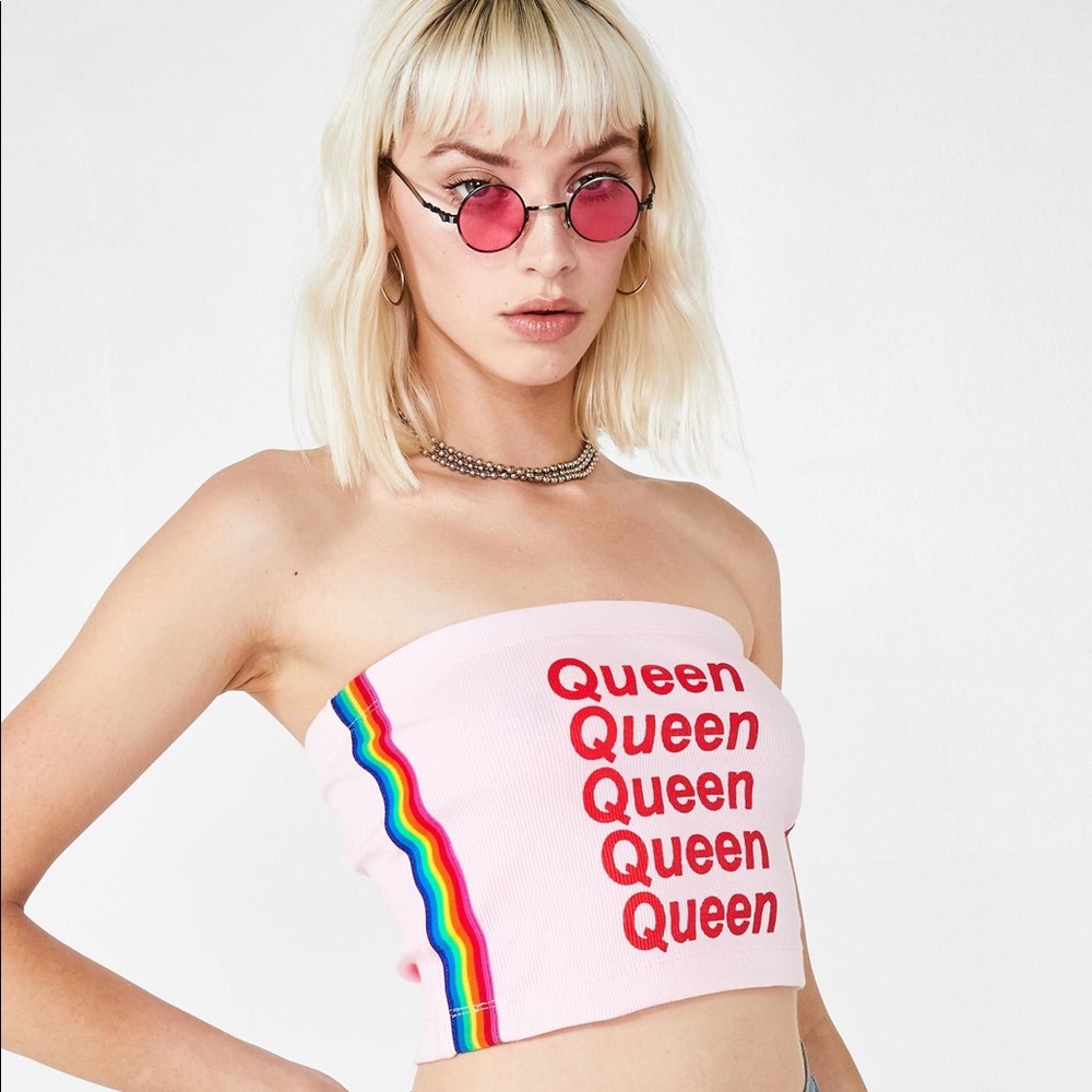 Queen pride tube top dollskill medium